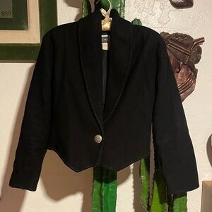 Vintage Rhonda Stark Western Style Cropped Jacket Size M